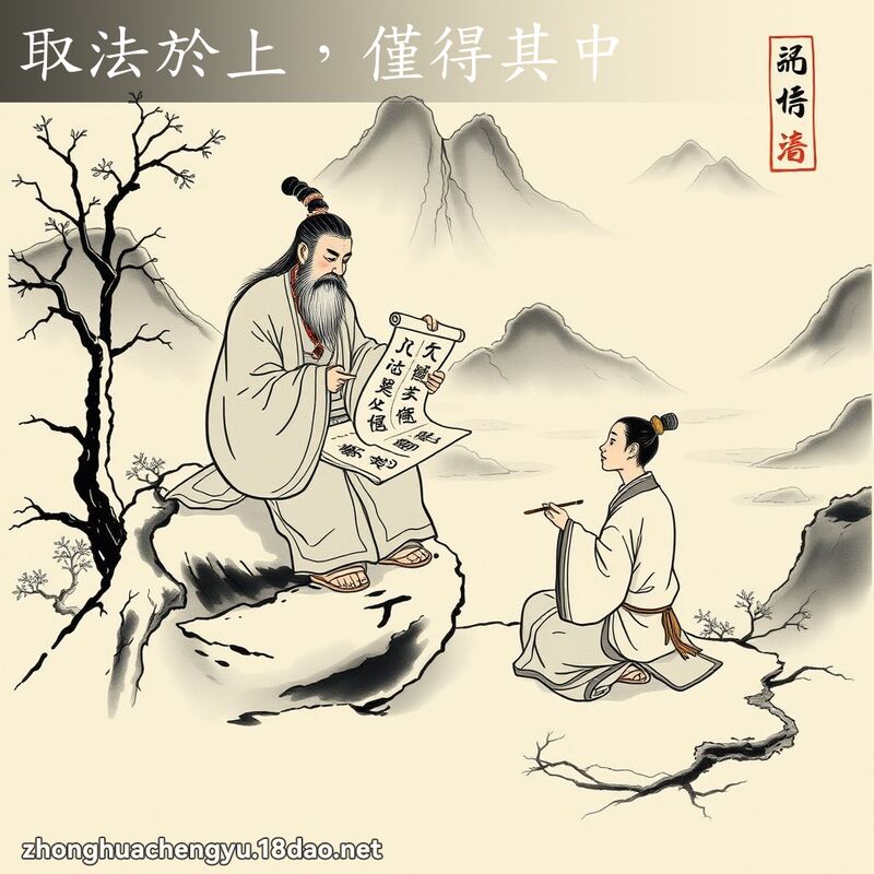 取法於上,僅得其中 配图