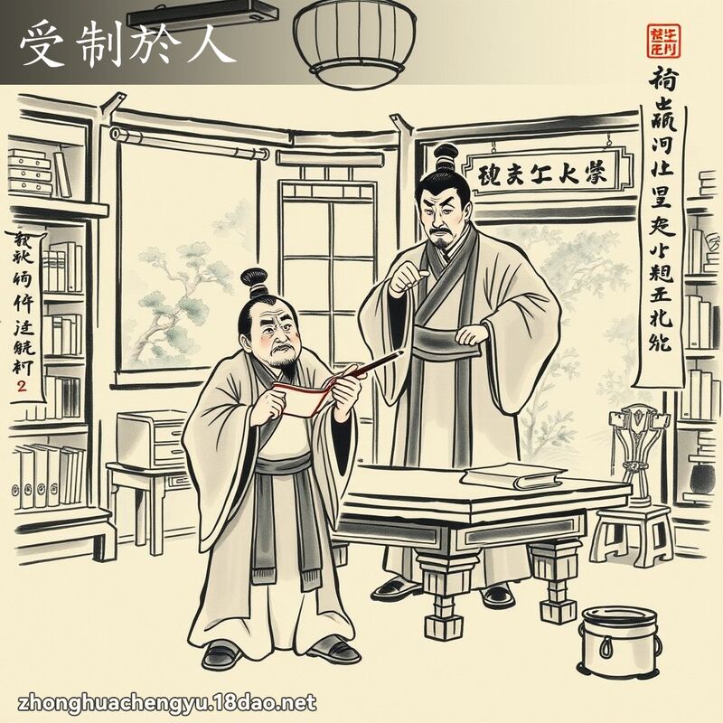 受制於人 配图