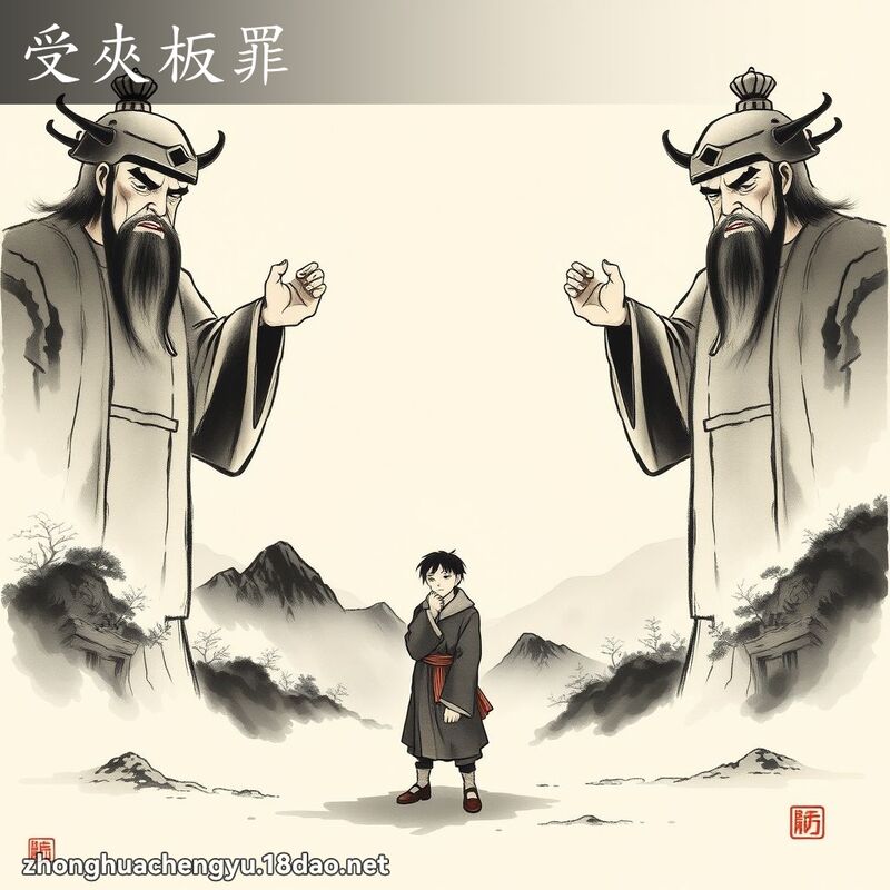 受夾板罪 配图