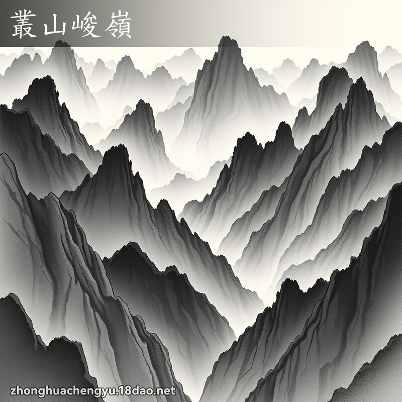 叢山峻嶺 配图