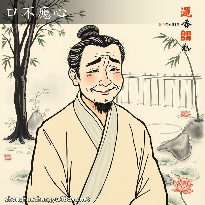 口不應心 配图