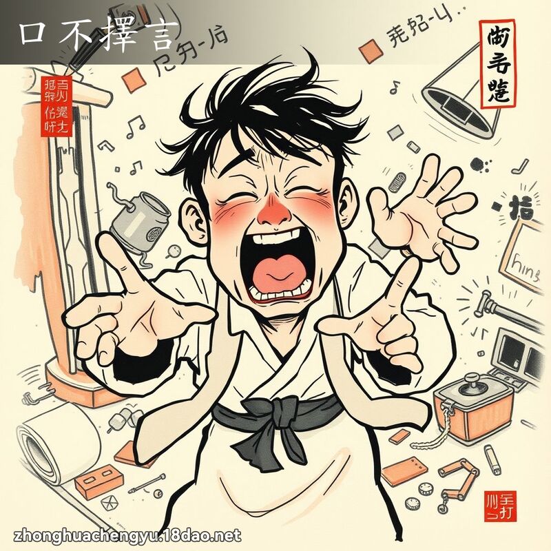 口不擇言 配图