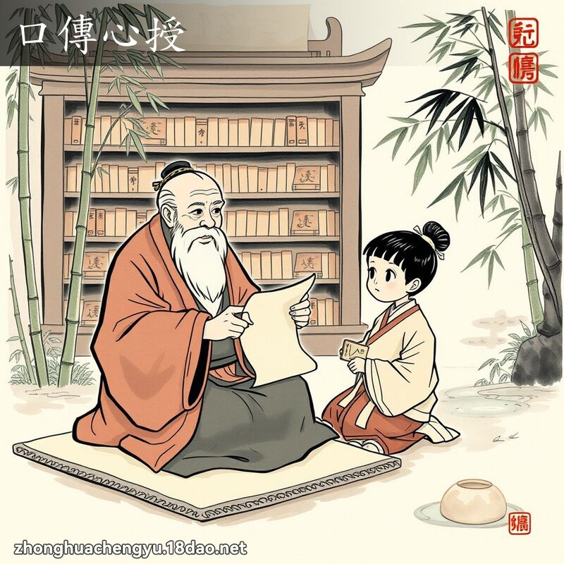 口傳心授 配图