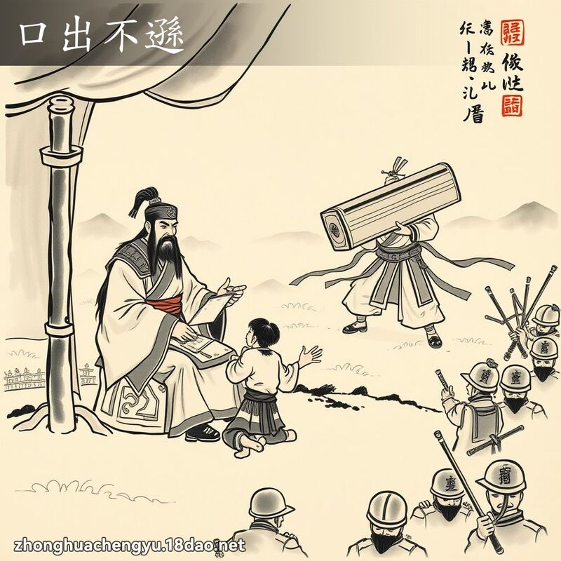 口出不遜 配图