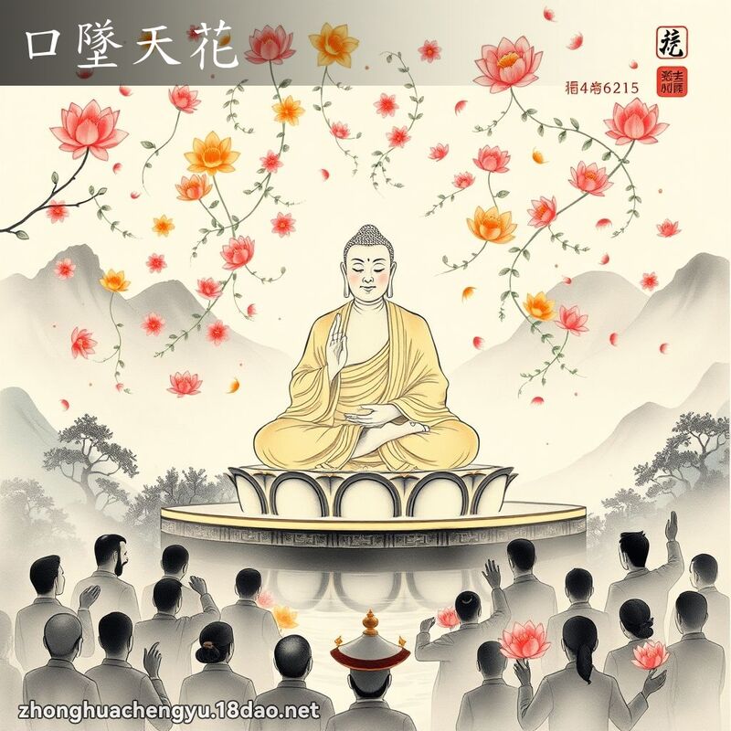 口墜天花 配图