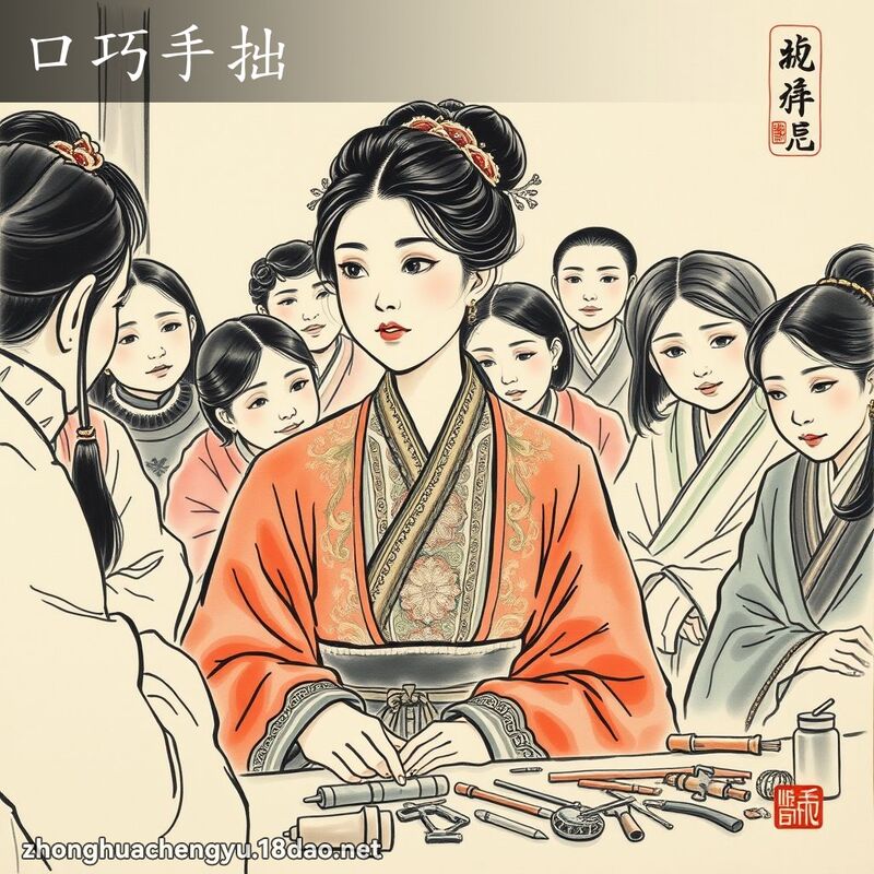 口巧手拙 配图