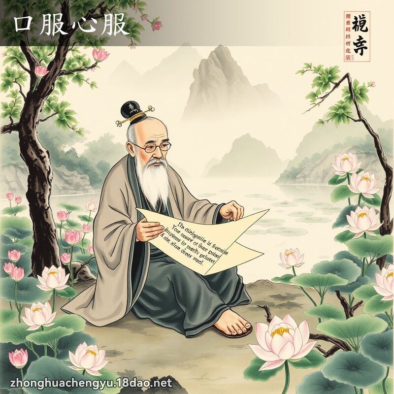 口服心服 配图