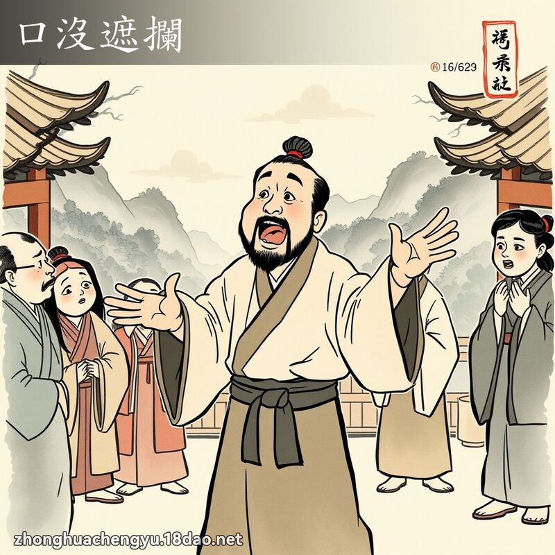 口沒遮攔 配图