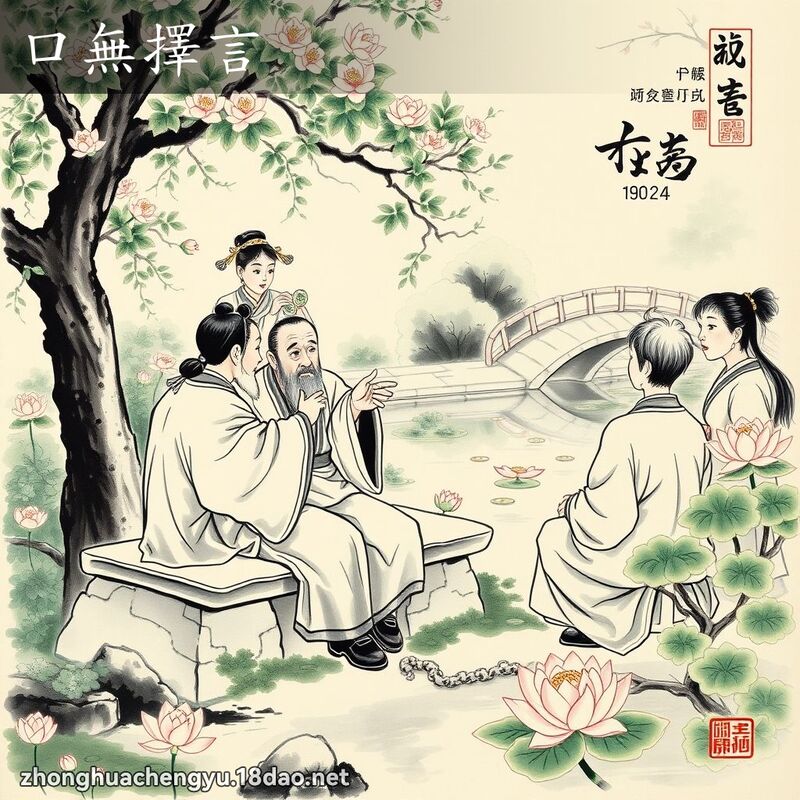 口無擇言 配图