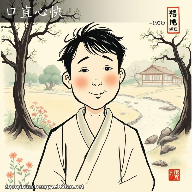 口直心快 配图