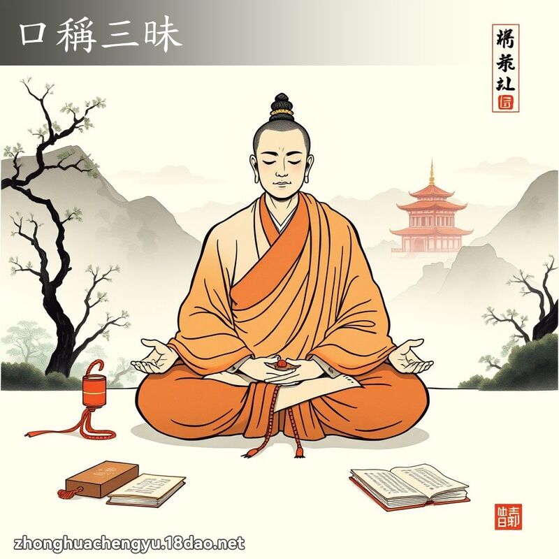口稱三昧 配图