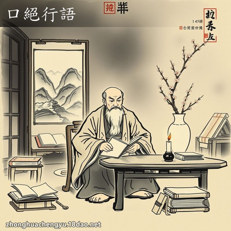 口絕行語 配图