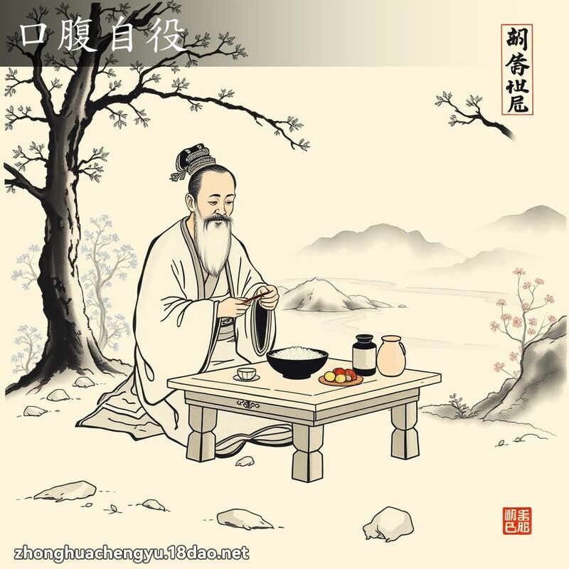 口腹自役 配图