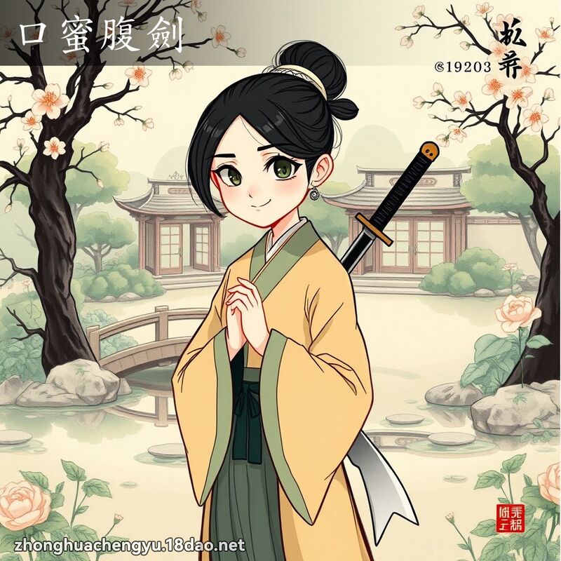 口蜜腹劍 配图