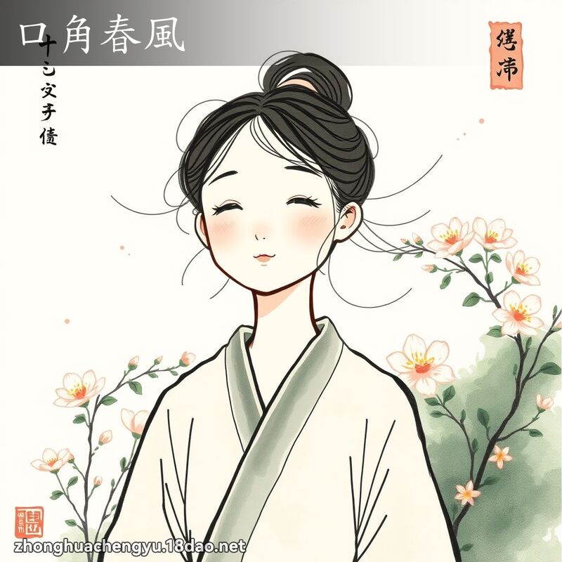 口角春風 配图