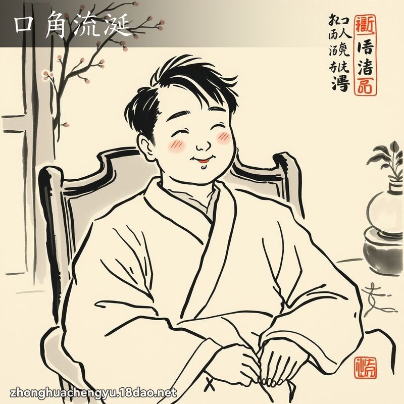 口角流涎 配图