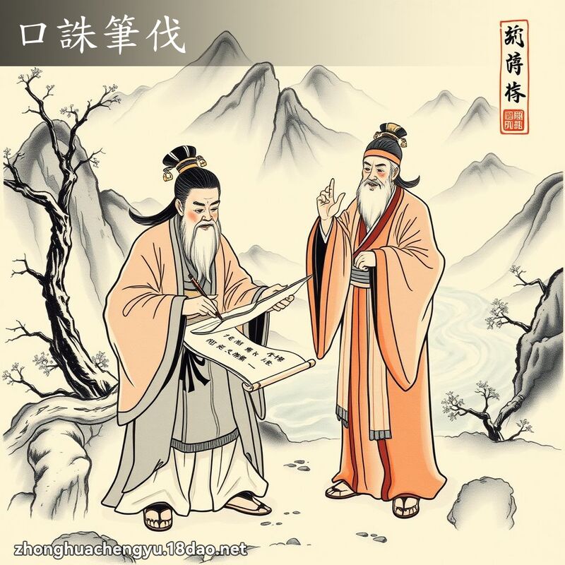 口誅筆伐 配图