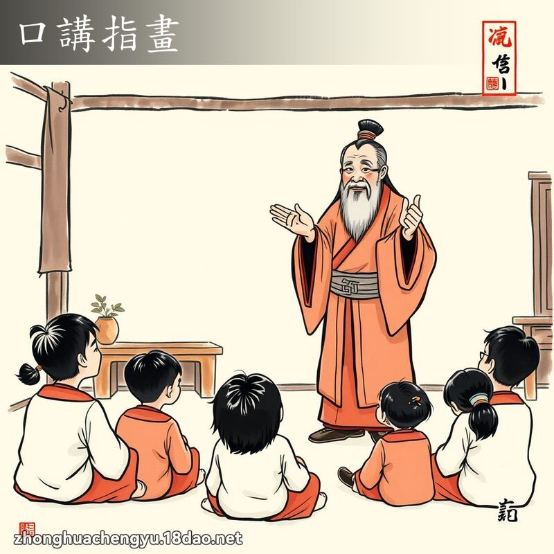 口講指畫 配图