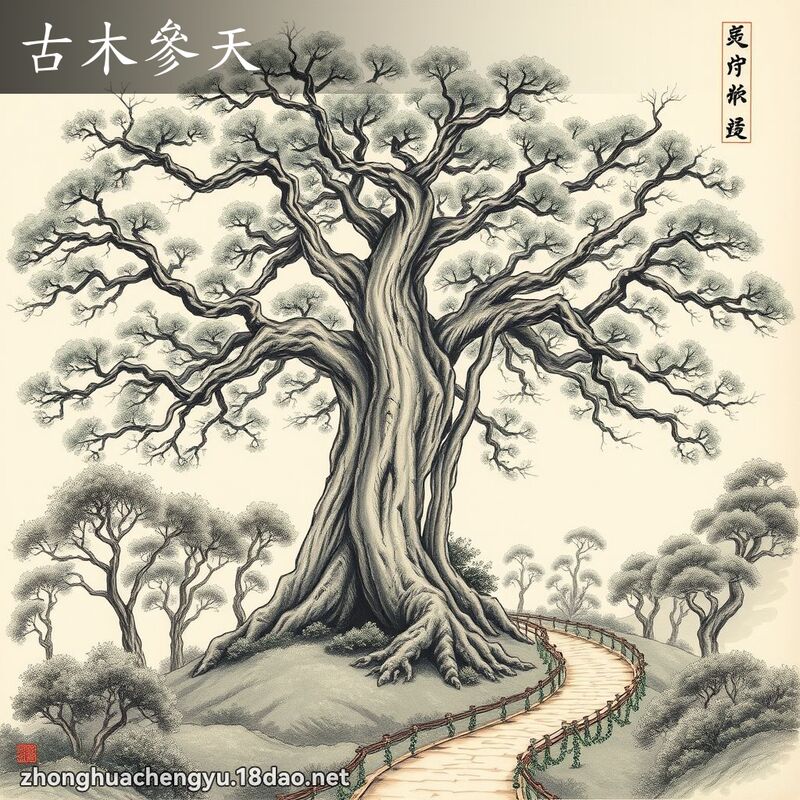 古木參天 配图
