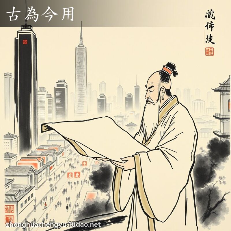 古為今用 配图