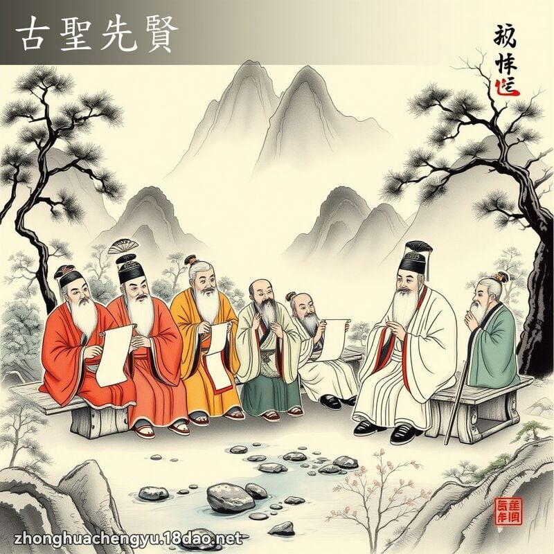 古聖先賢 配图
