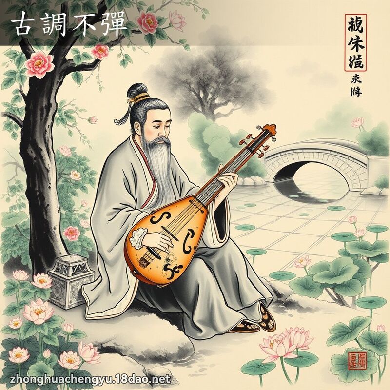 古調不彈 配图