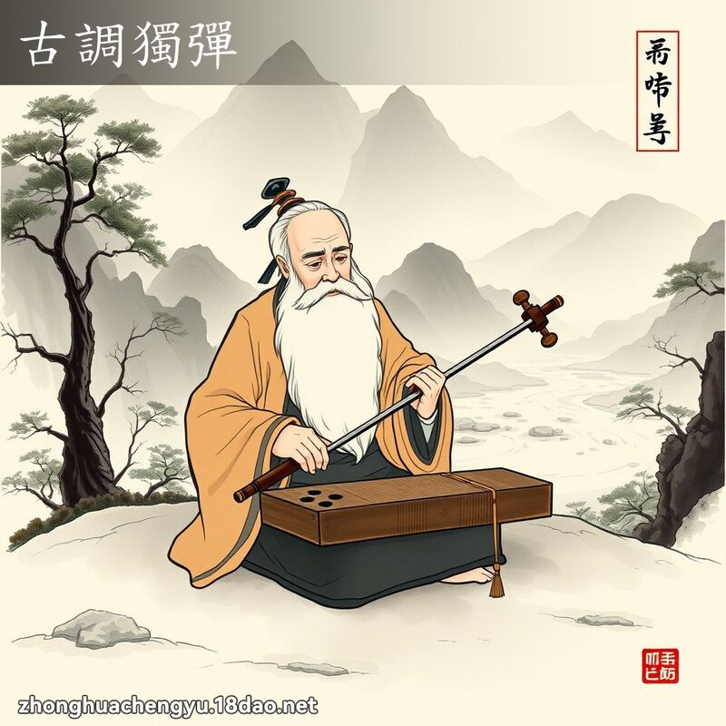 古調獨彈 配图