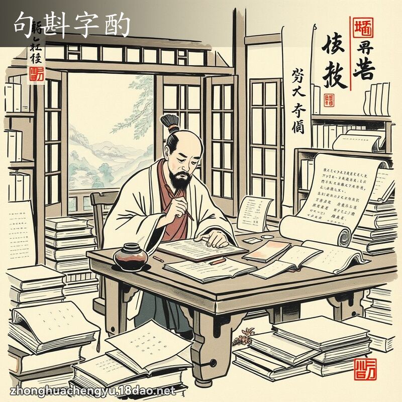 句斟字酌 配图