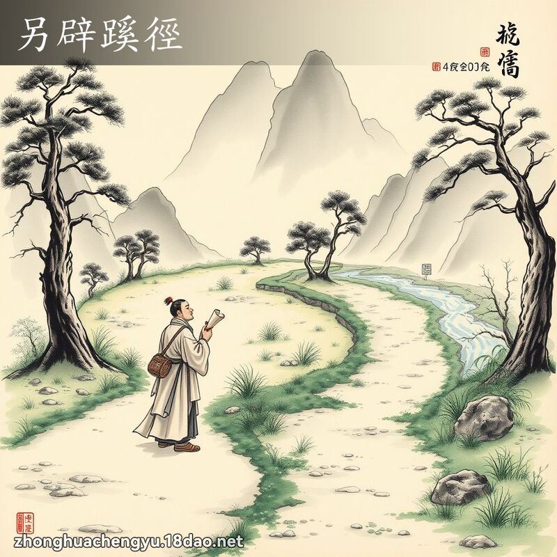 另辟蹊徑 配图