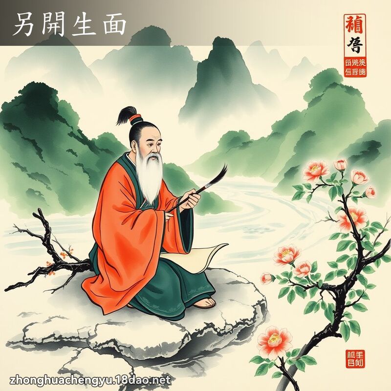 另開生面 配图