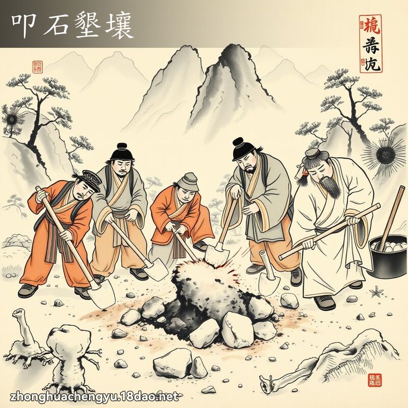 叩石墾壤 配图