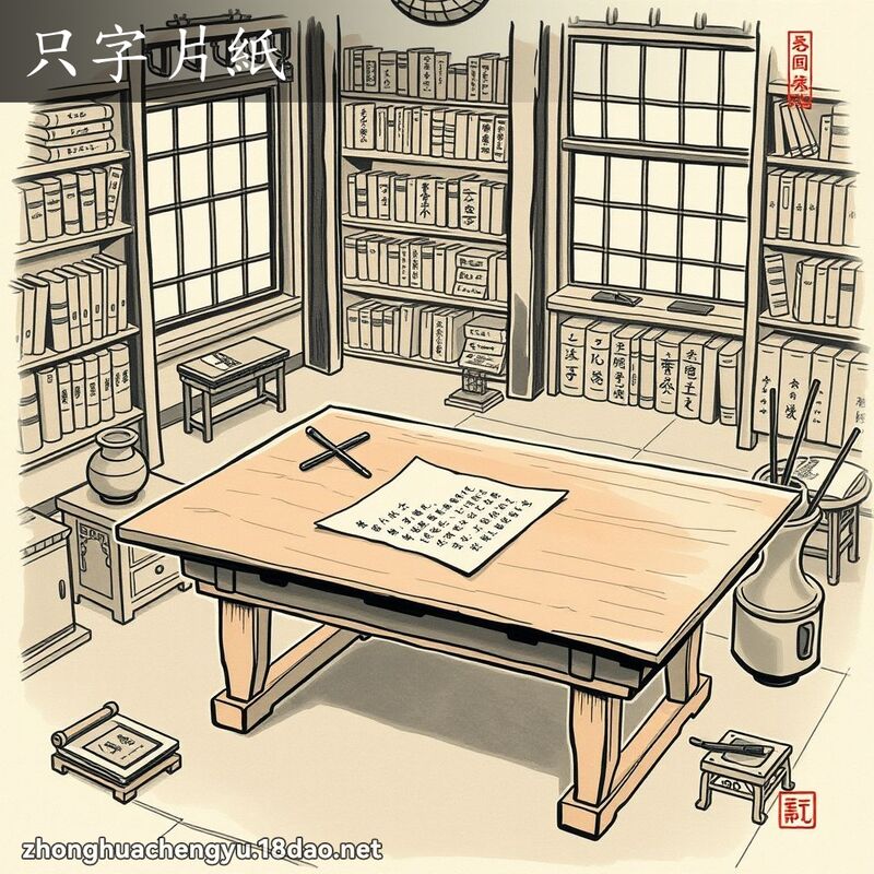 只字片紙 配图