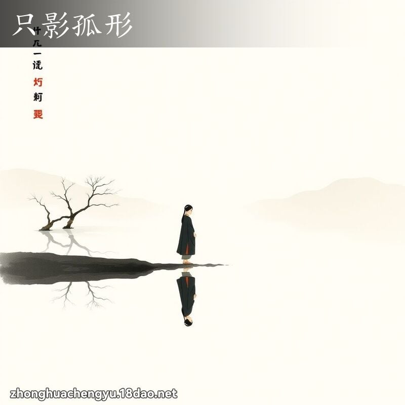 只影孤形 配图