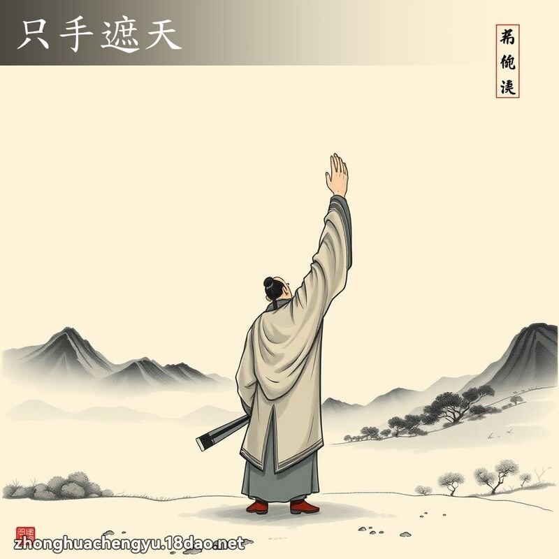 只手遮天 配图
