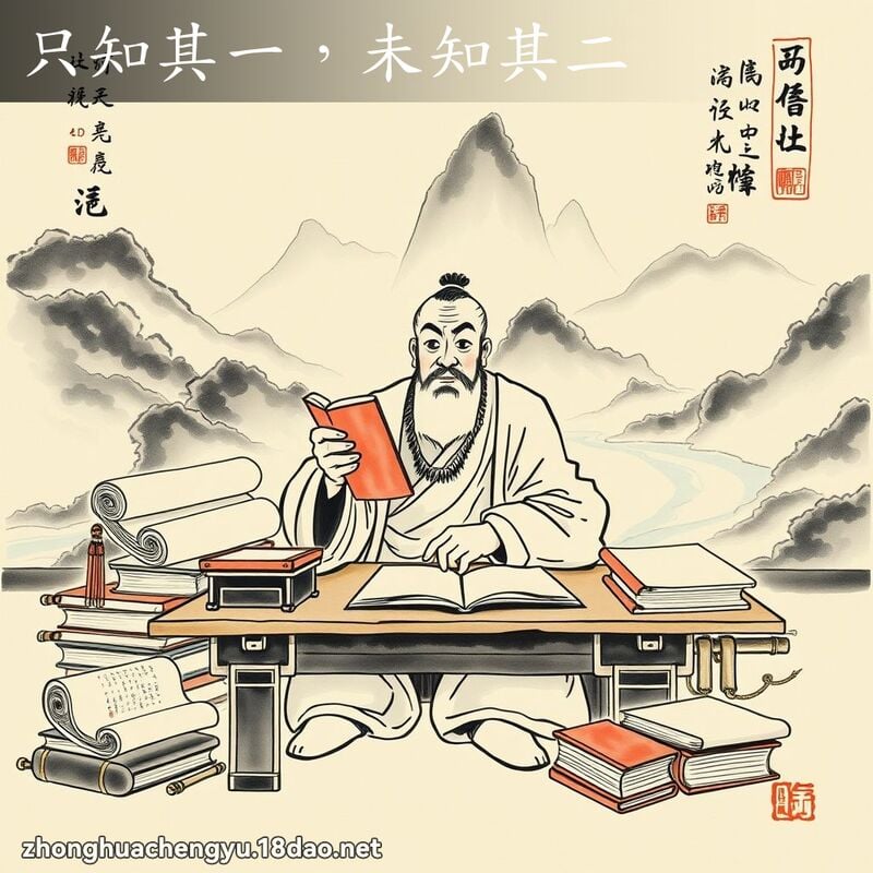 只知其一,未知其二 配图