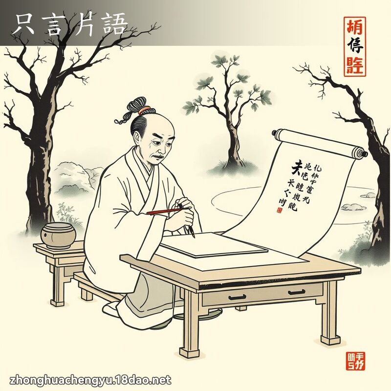 只言片語 配图