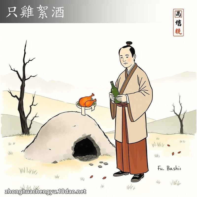 只雞絮酒 配图