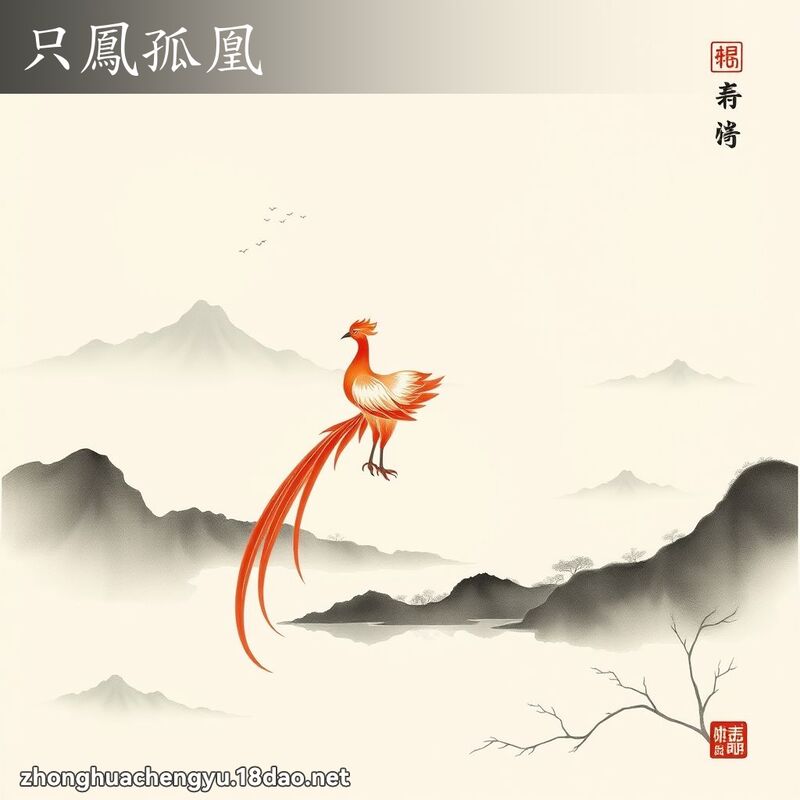 只鳳孤凰 配图
