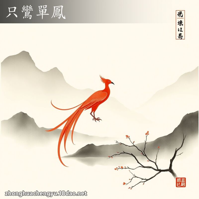 只鸞單鳳 配图