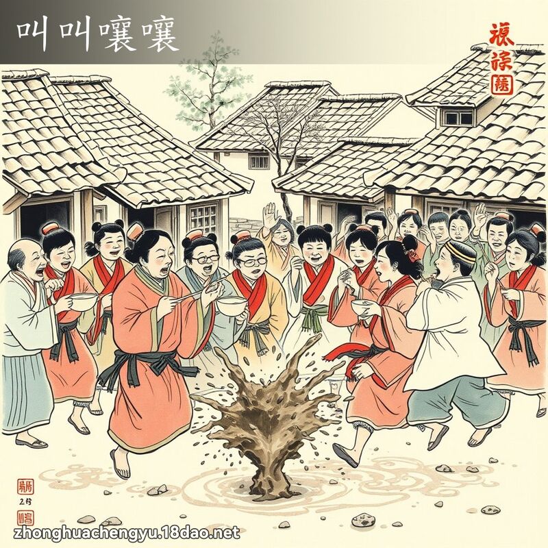 叫叫嚷嚷 配图