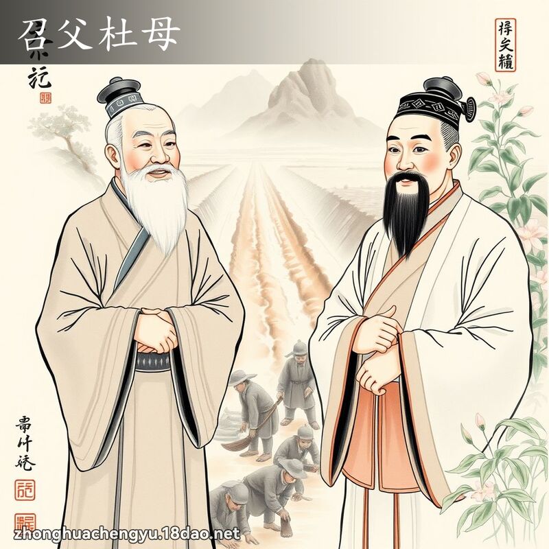 召父杜母 配图