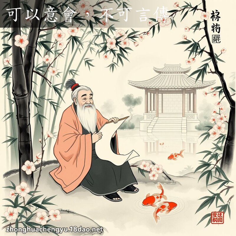 可以意會，不可言傳 配图