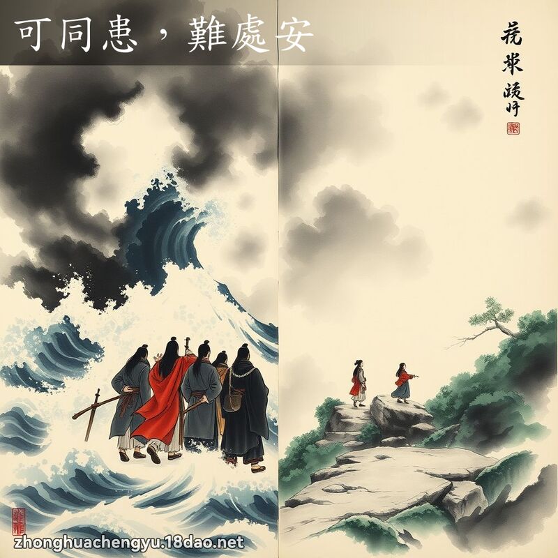 可同患,難處安 配图