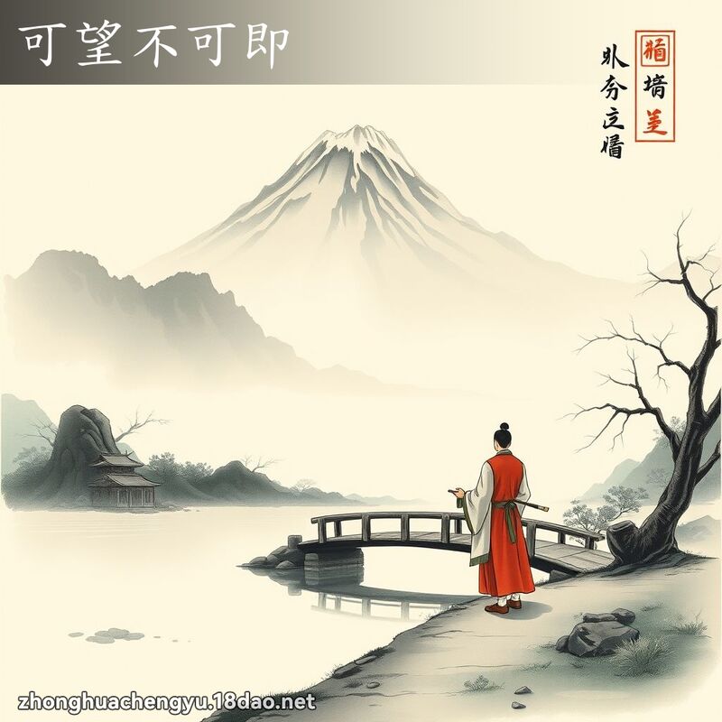 可望不可即 配图