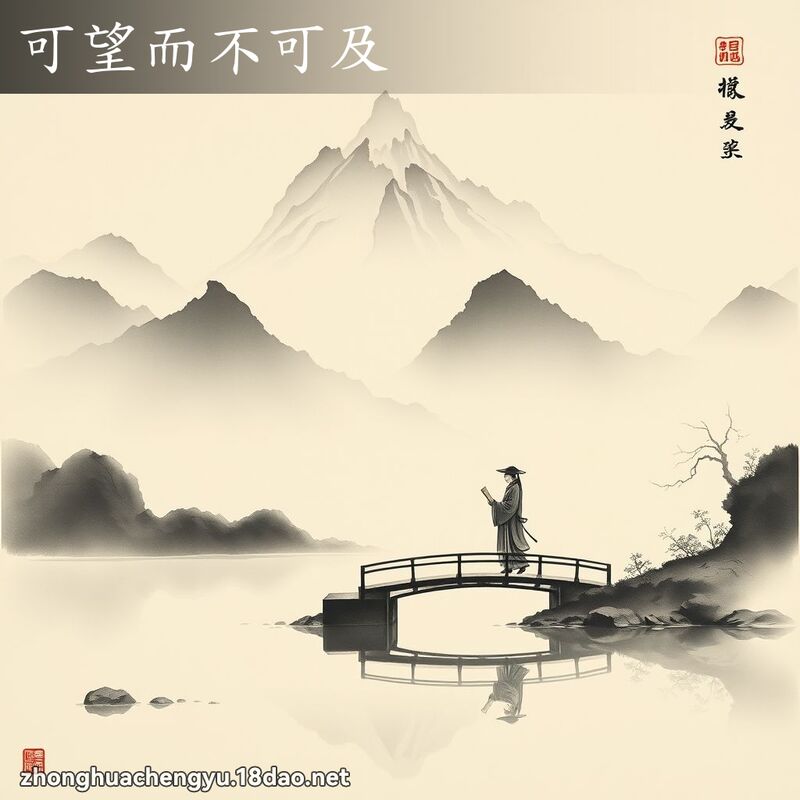 可望而不可及 配图