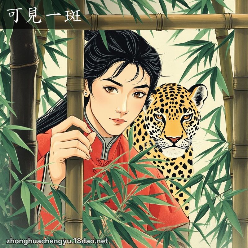 可見一斑 配图