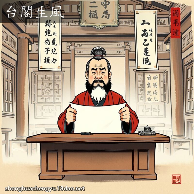 台閣生風 配图