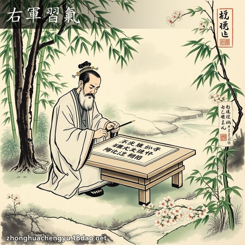 右軍習氣 配图