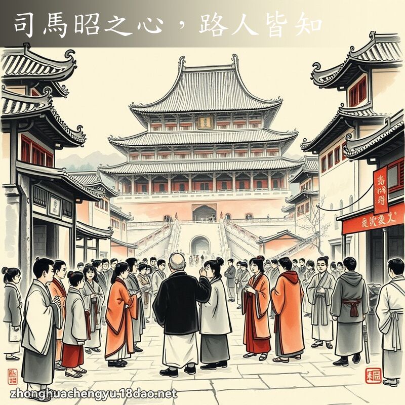司馬昭之心,路人皆知 配图
