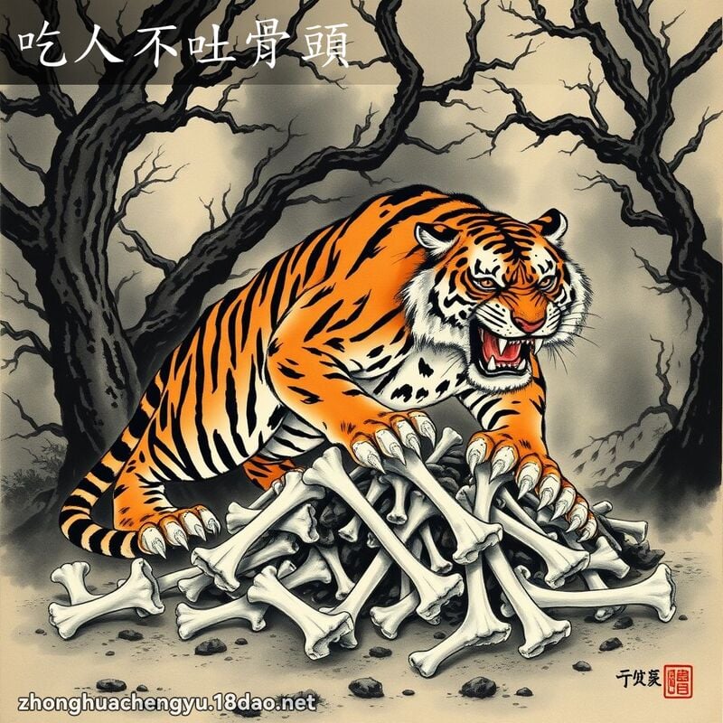 吃人不吐骨頭 配图
